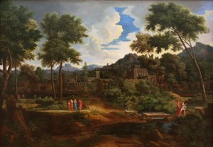 Paysage classique - Jean Francois Millet